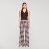 Pantalón fluido estampado floral