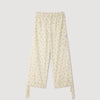 Pantalón ancho con estampado floral