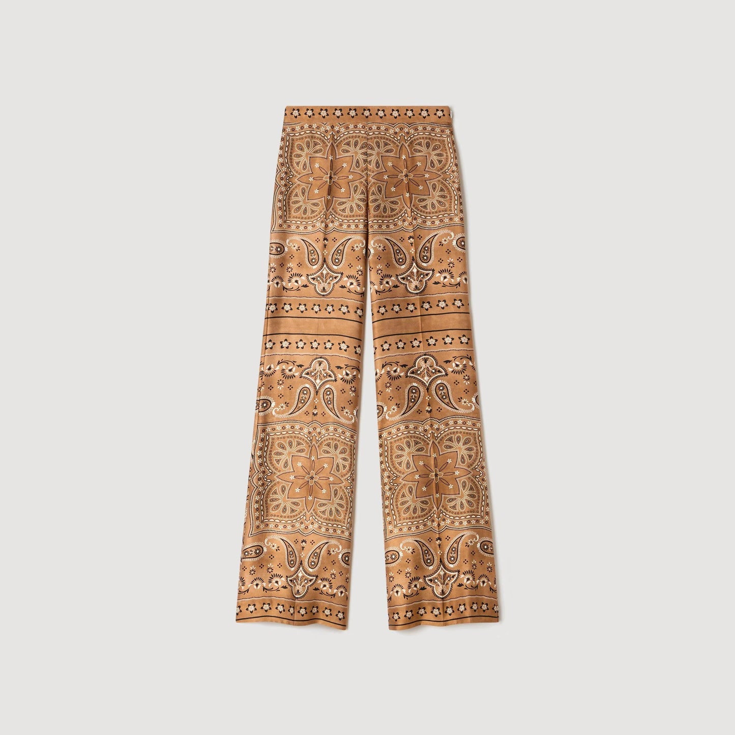 Pantalón fluido estampado bandana