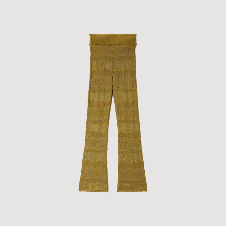 Pantalón de punto pointelle