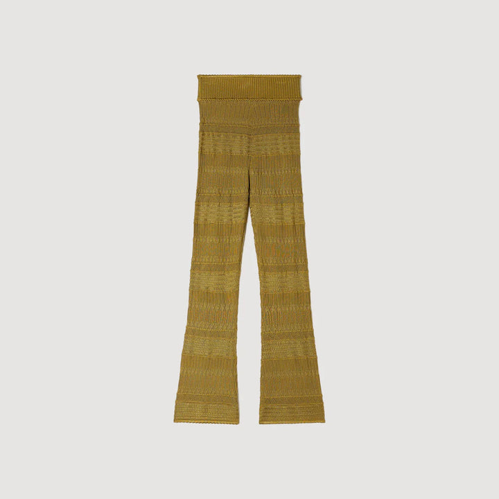 Pantalón de punto pointelle