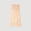 Pantalón fluido estampado floral