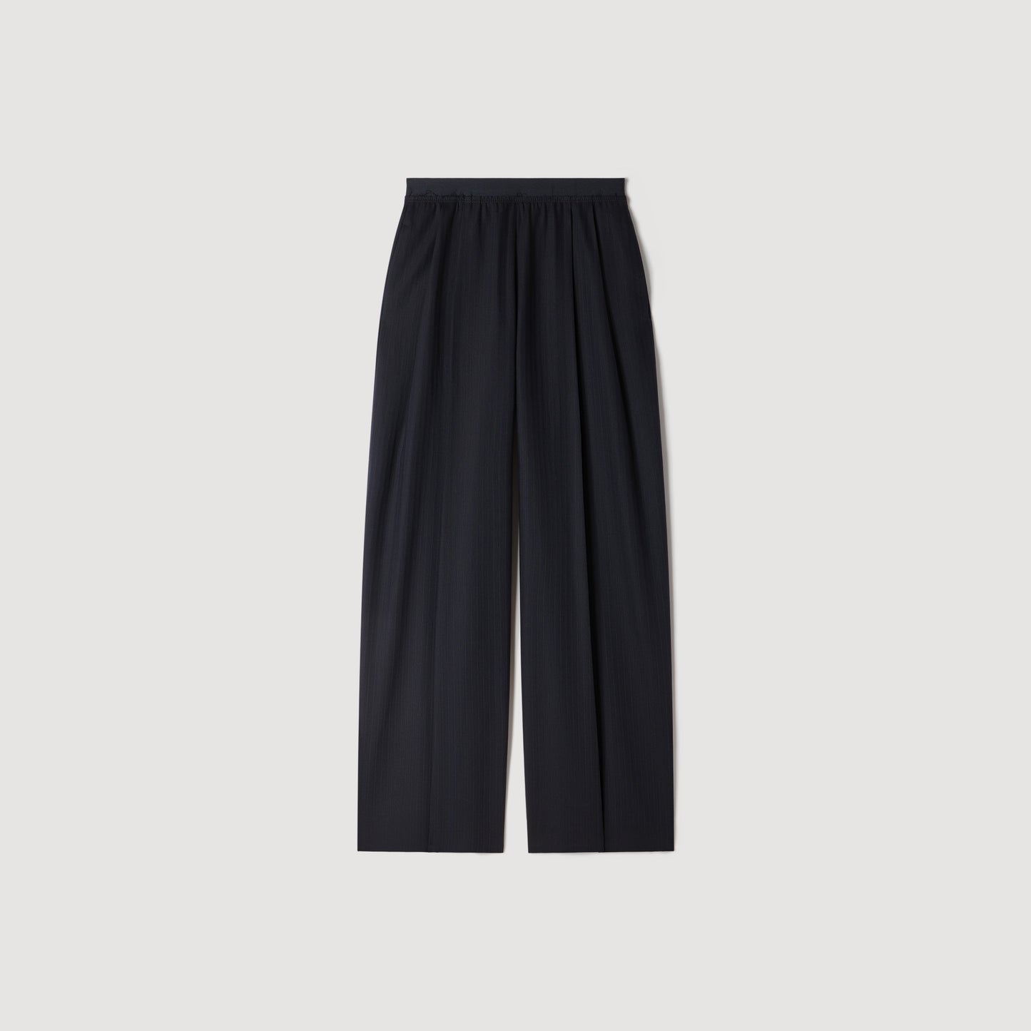 Pantalón de lana a rayas