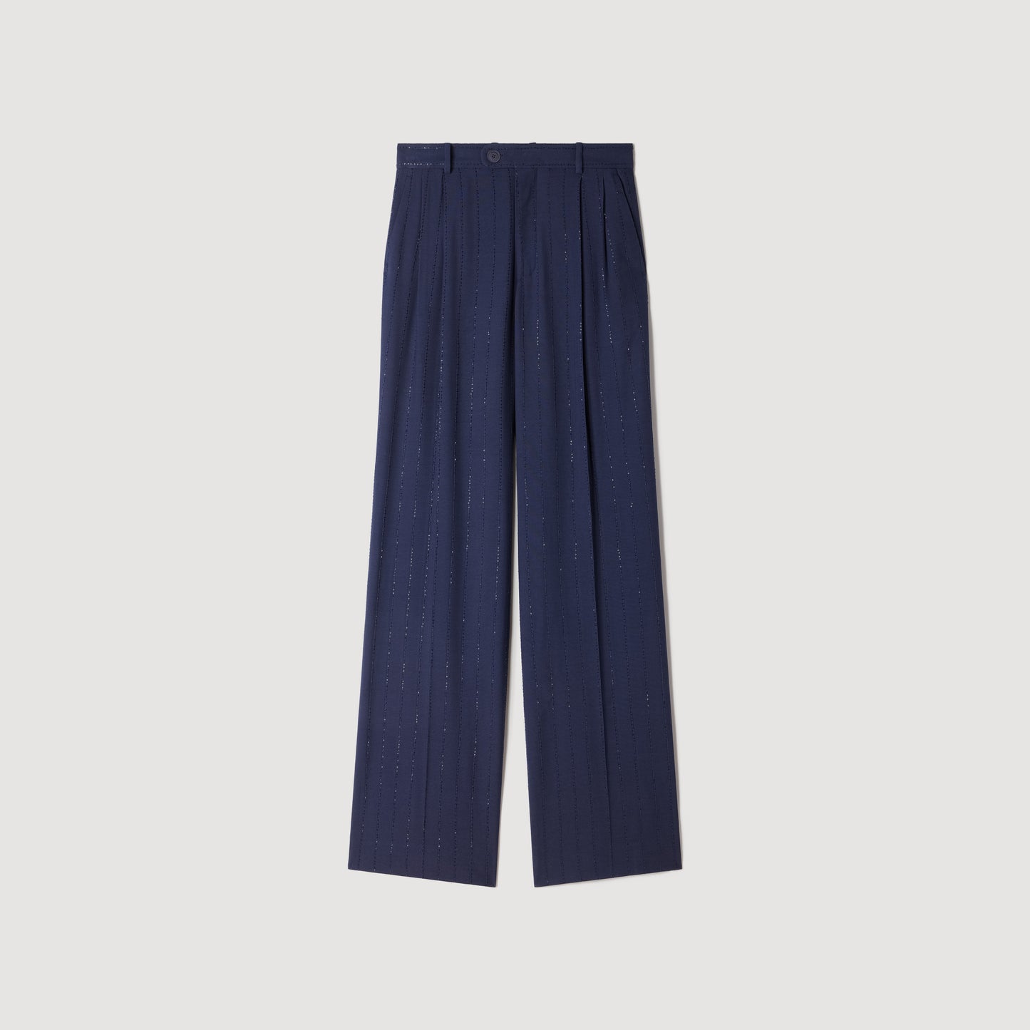 Pantalón a rayas con lentejuelas