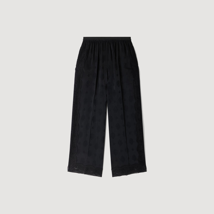 Pantalón de jacquard Paisley
