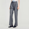 Pantalón a cuadros con strass