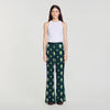 Pantalón fluido estampado Paisley