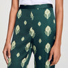Pantalón fluido estampado Paisley