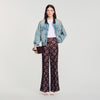 Pantalón fluido estampado floral