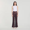 Pantalón fluido estampado floral