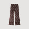 Pantalón fluido estampado floral