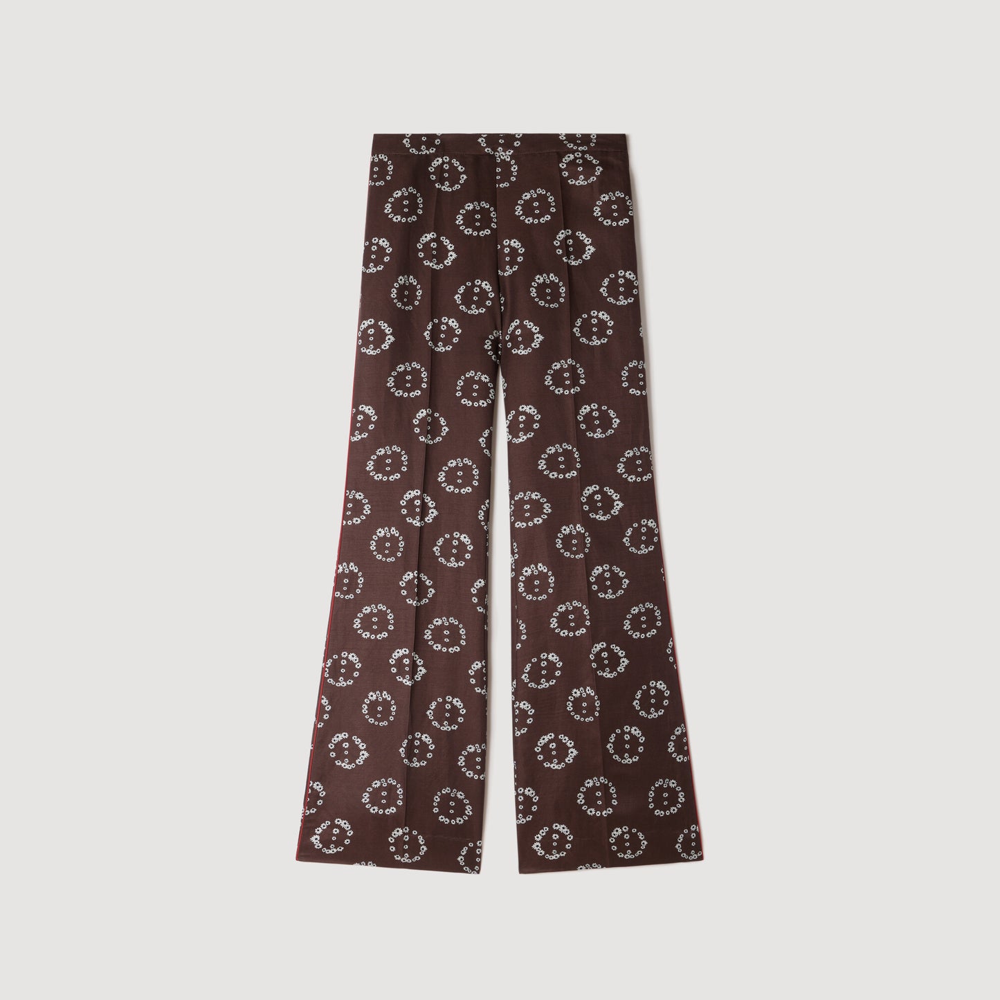 Pantalón fluido estampado floral