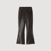 Pantalón de piel efecto envejecido