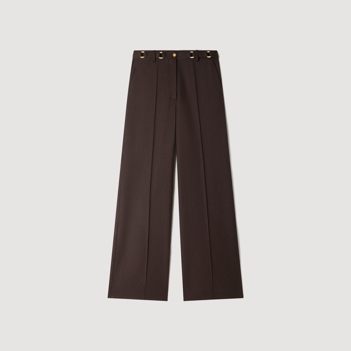 Pantalón con anillas metálicas