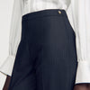 Pantalón de lana de rayas