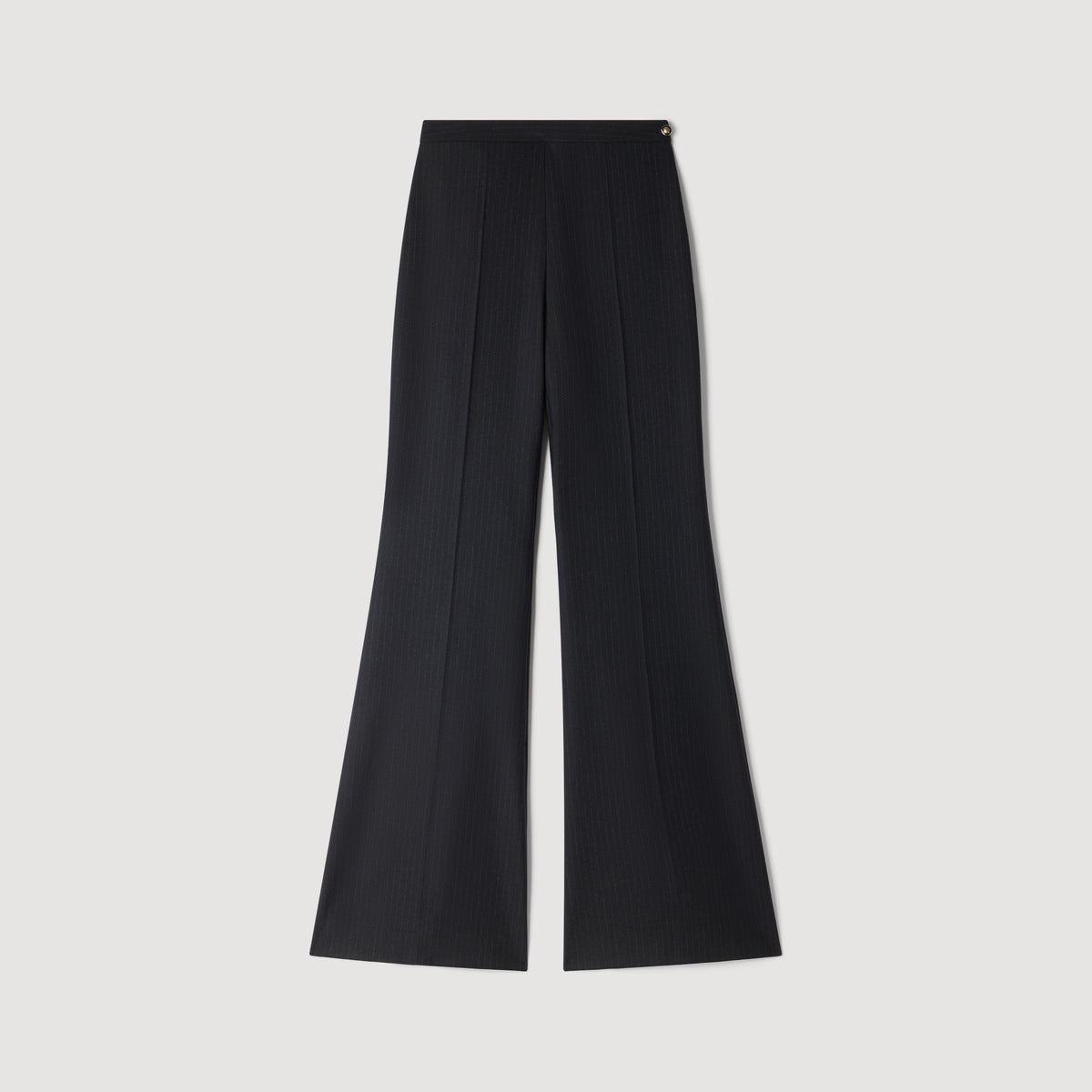 Pantalón de lana de rayas