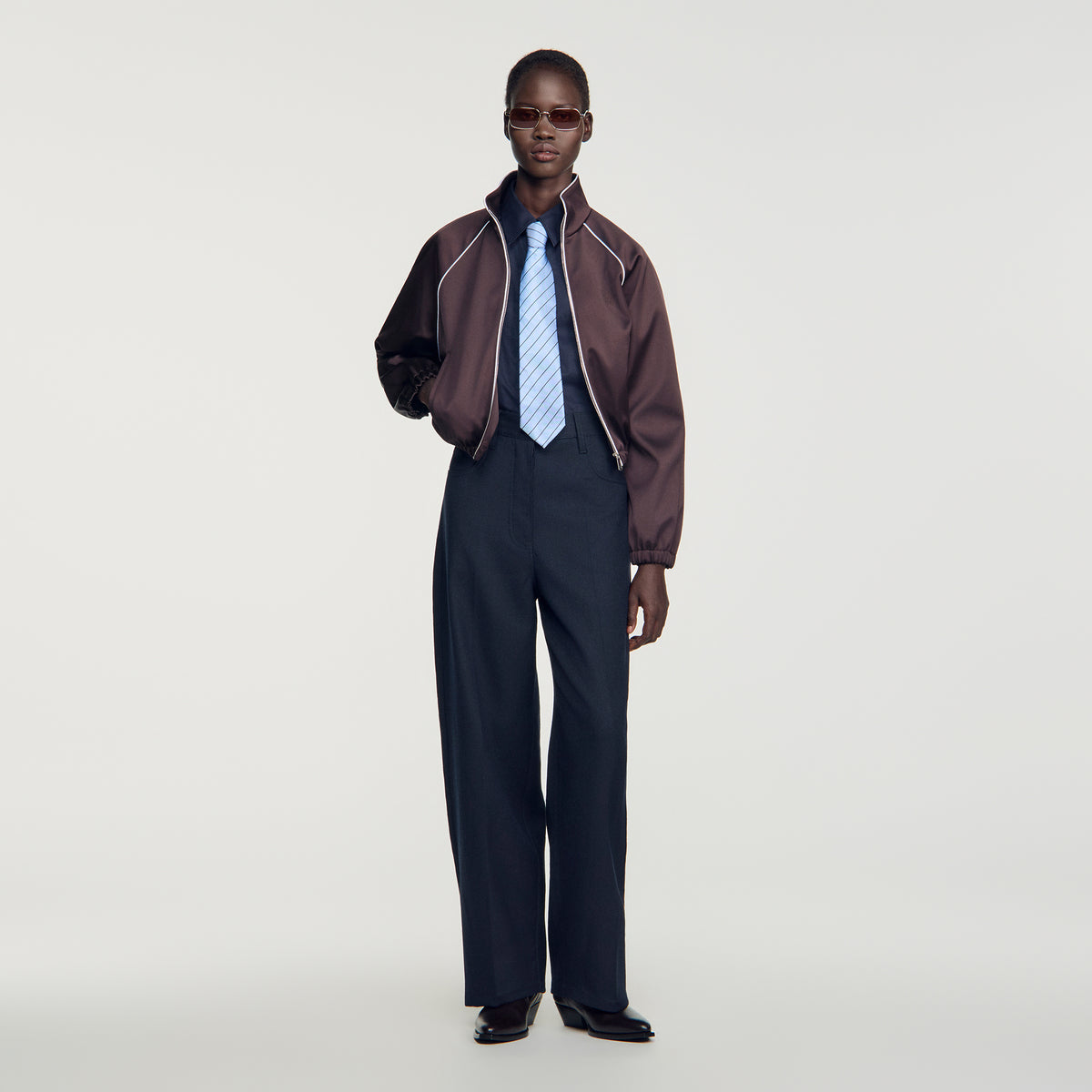 Pantalón de traje de lana