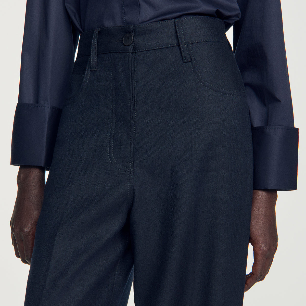 Pantalón de traje de lana