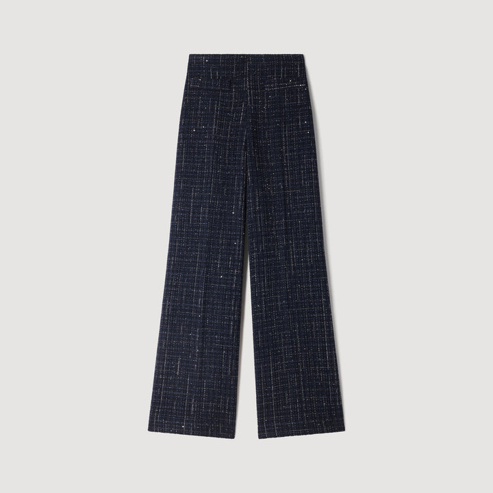 Pantalón de tweed de fantasía