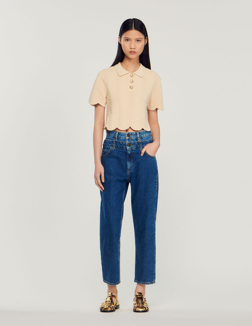 Jersey cropped Sandro
