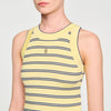Camiseta de tirantes de rayas