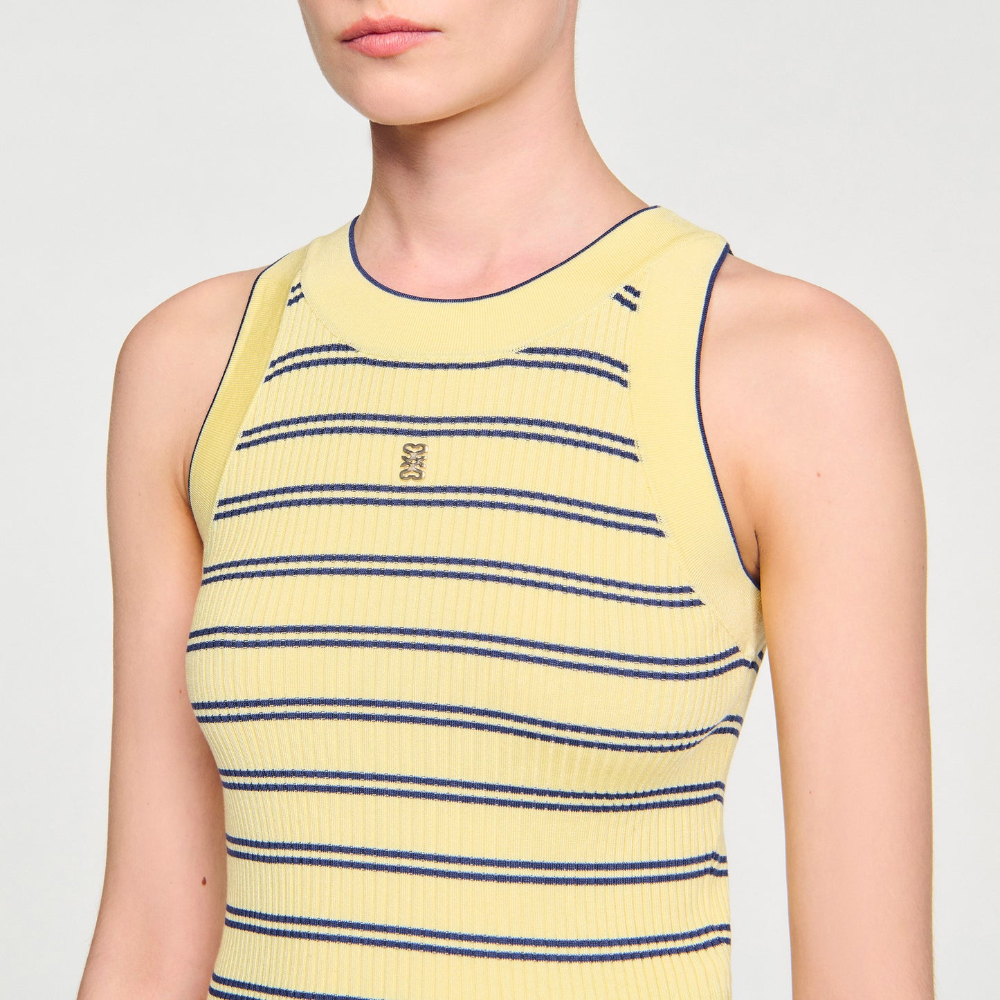 Camiseta de tirantes de rayas