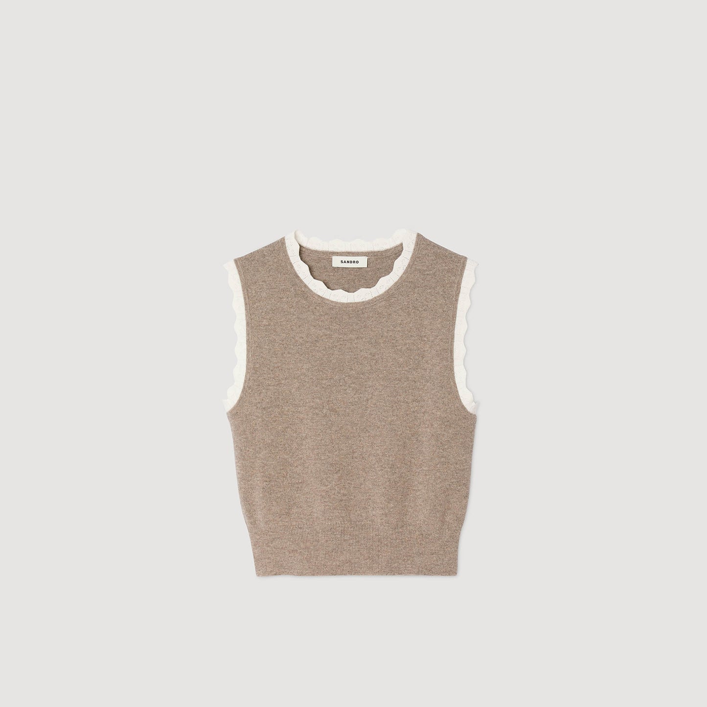 Jersey de punto con cuello alto