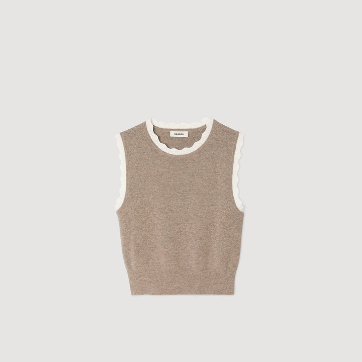 Jersey de punto con cuello alto