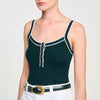 Camiseta de tirantes bicolor