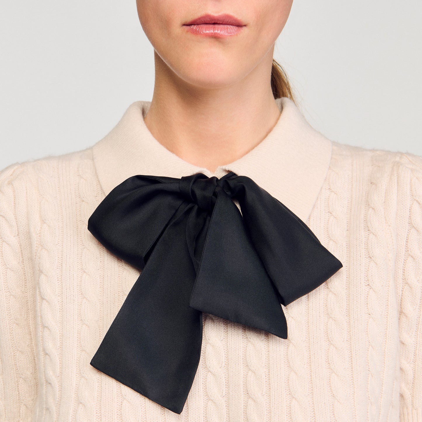 Jersey de punto con cuello polo