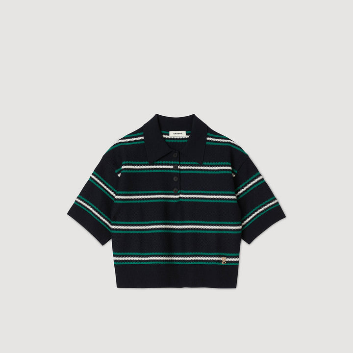 Jersey con cuello de polo