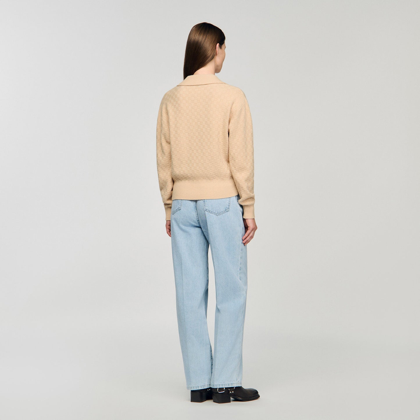 Jersey con cuello de polo