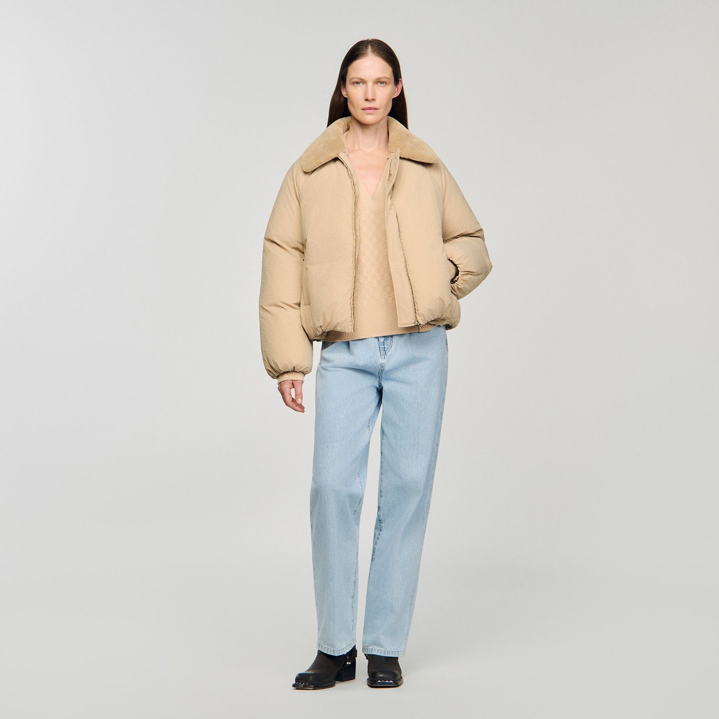 Jersey con cuello de polo