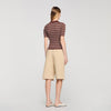 Jersey a rayas con cuello polo V