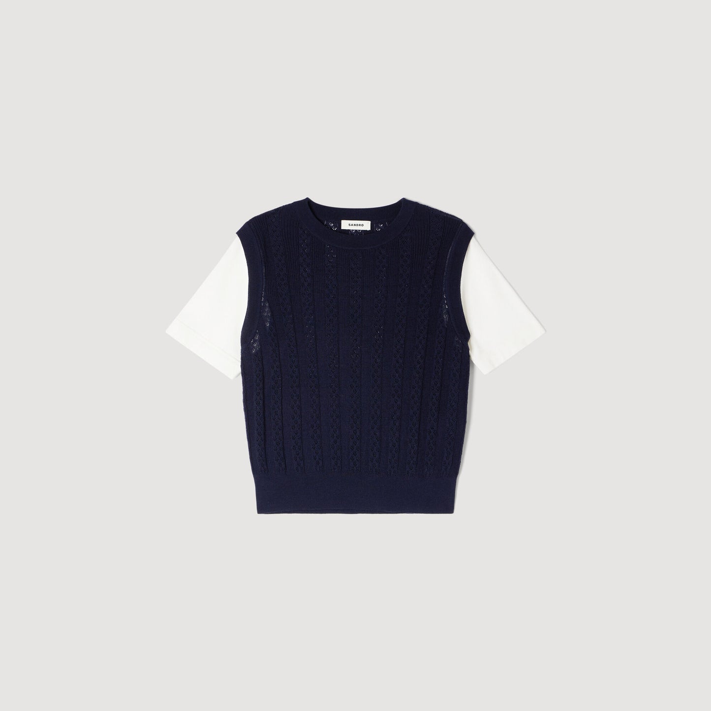Jersey de punto pointelle