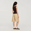 Top de punto con detalles crochet