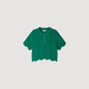 Jersey polo de punto de fantasía