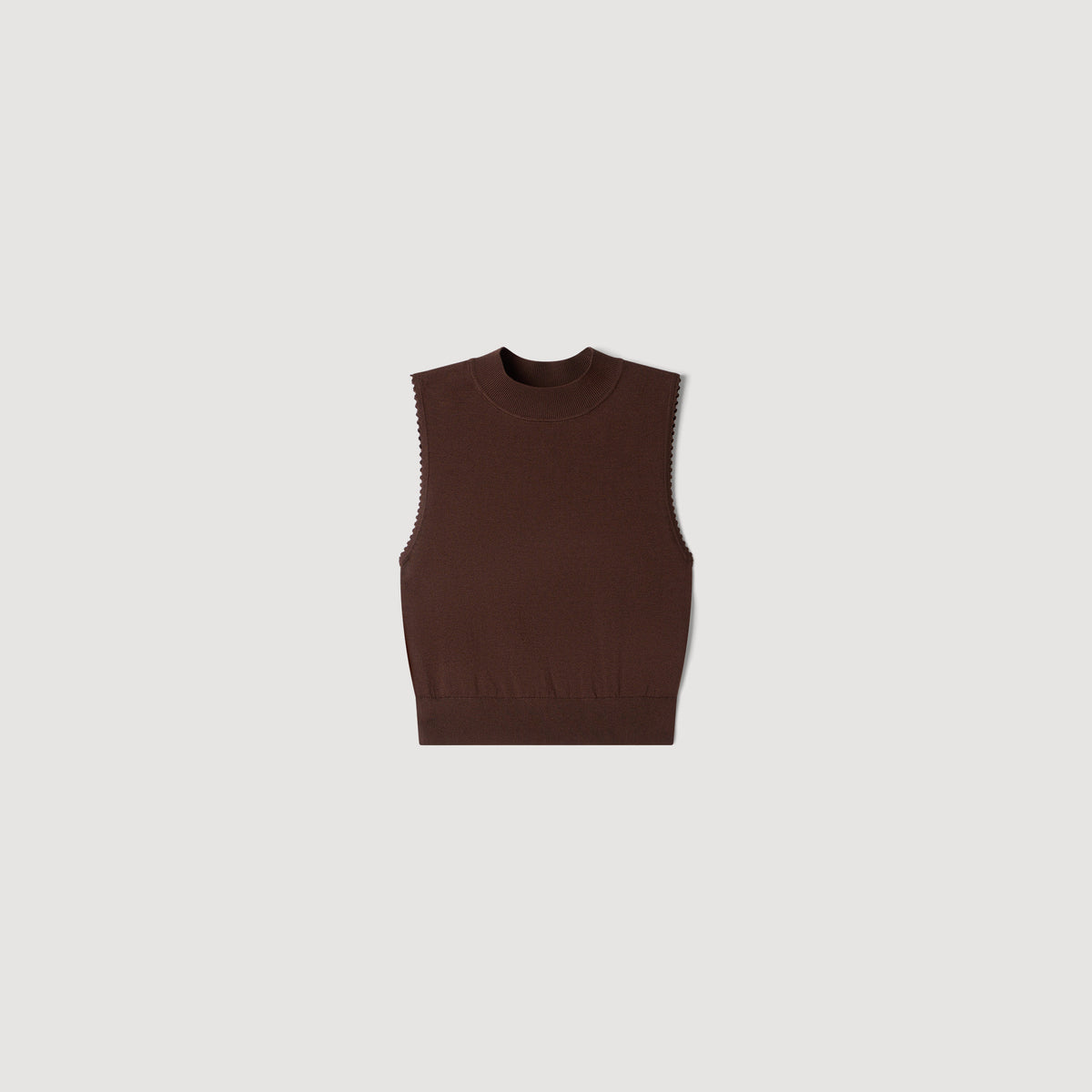 Jersey corto efecto transparente