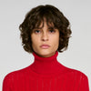 Jersey de cuello alto trenzado