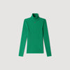 Jersey de cuello alto de punto trenzado