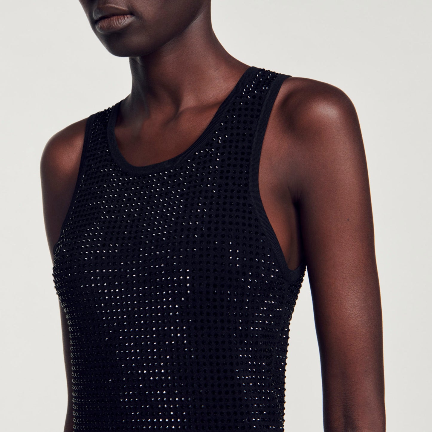 Vestido con strass