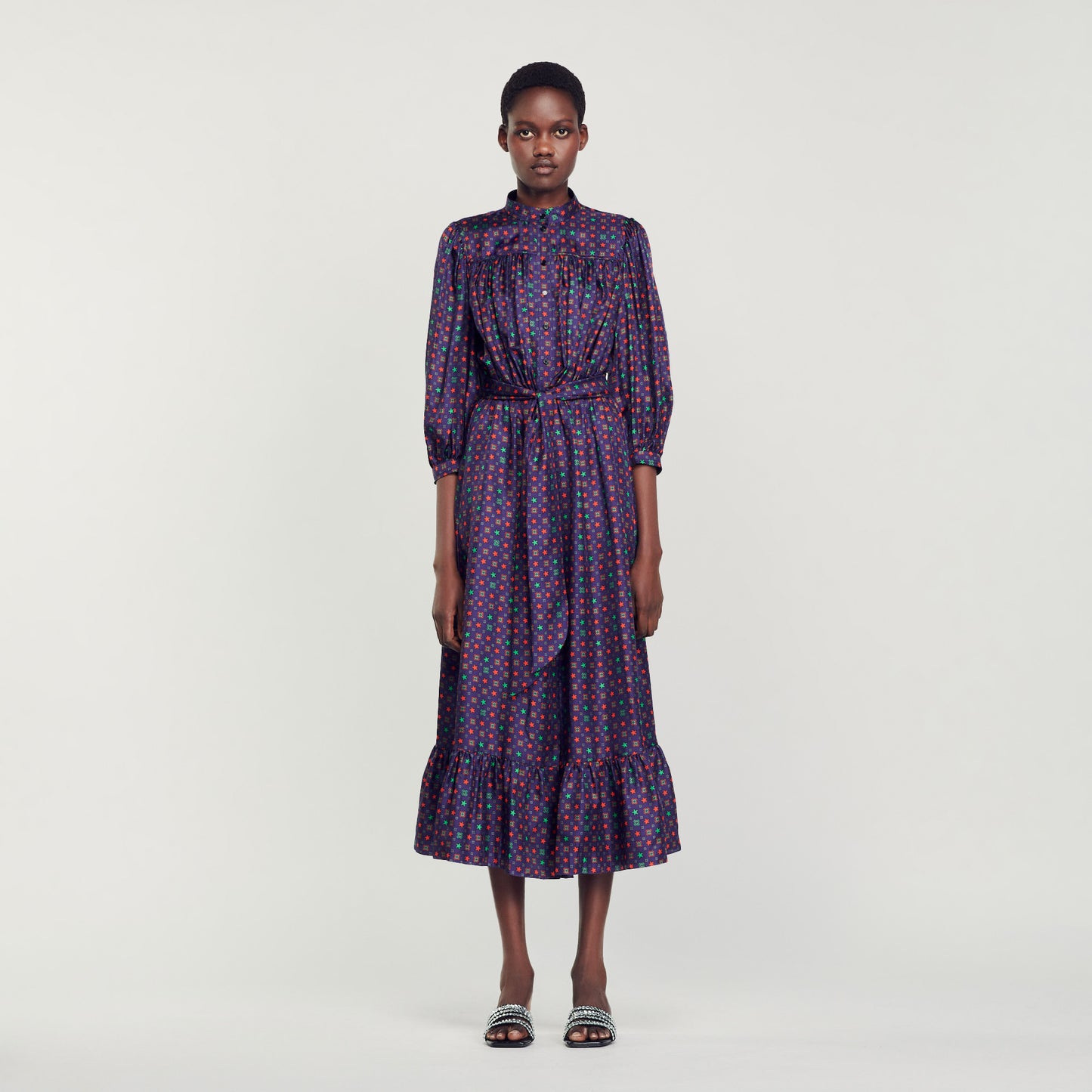 Vestido Rosaria Morado