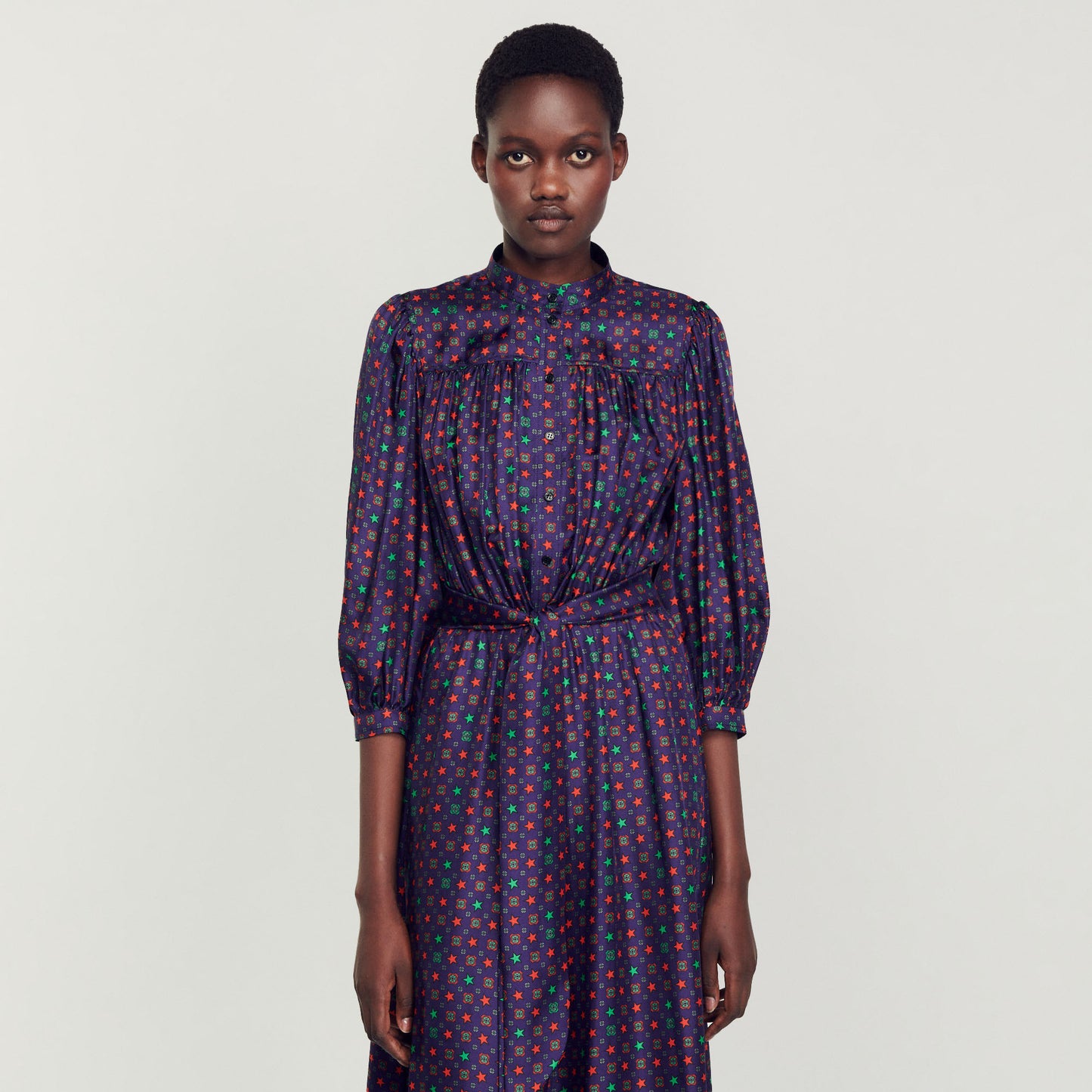 Vestido Rosaria Morado