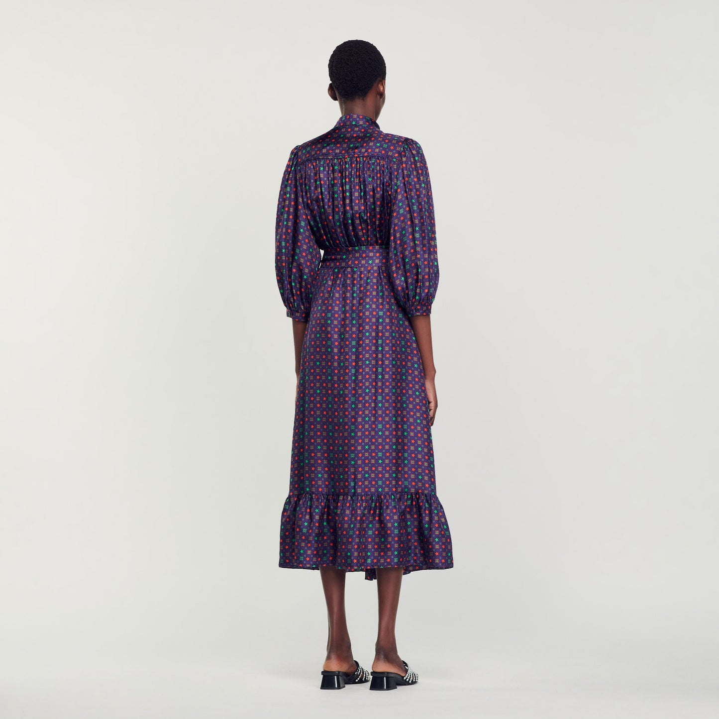 Vestido Rosaria Morado