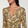 Vestido con estampado Paisley