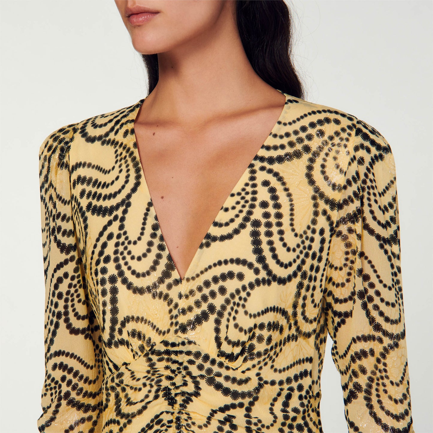 Vestido con estampado Paisley