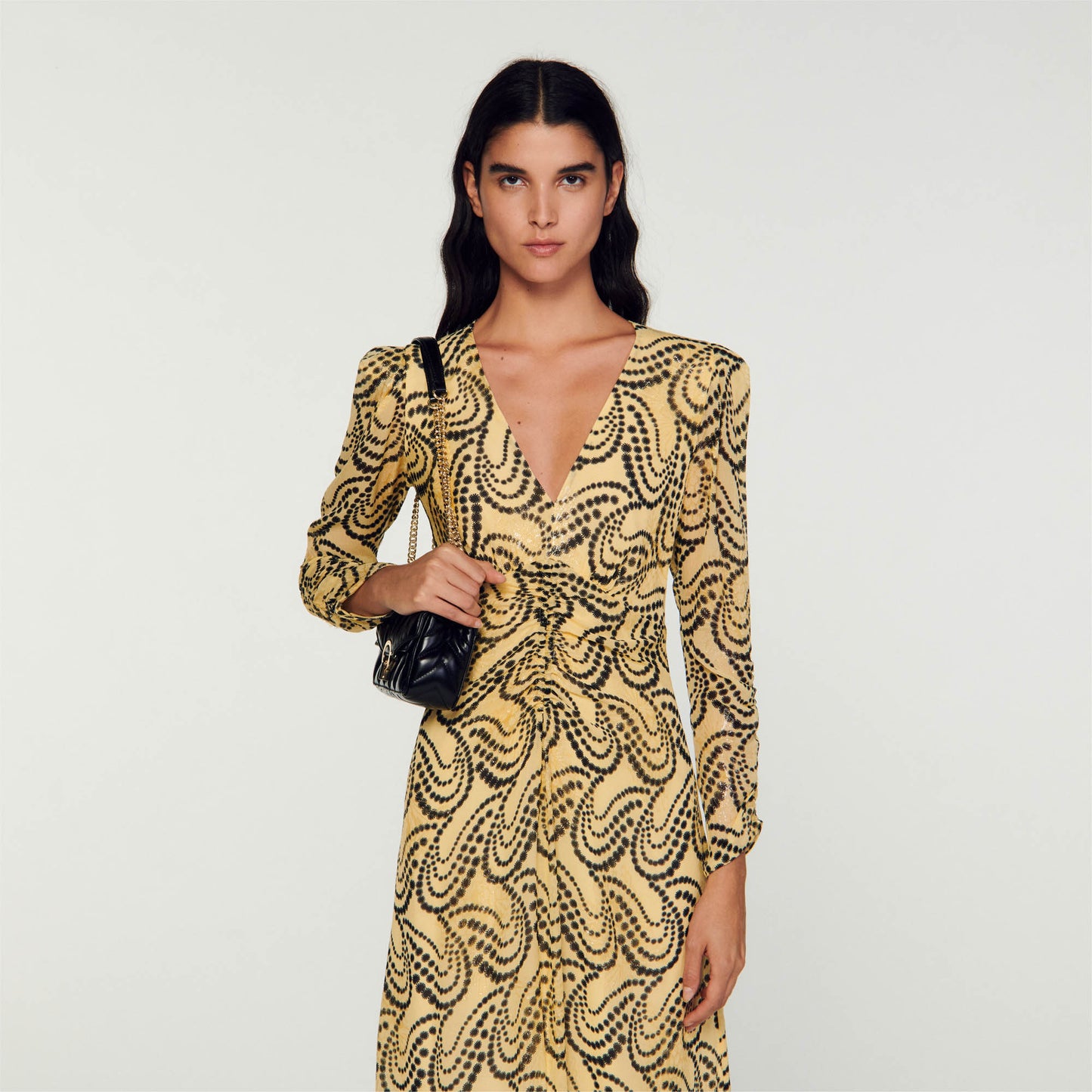 Vestido con estampado Paisley