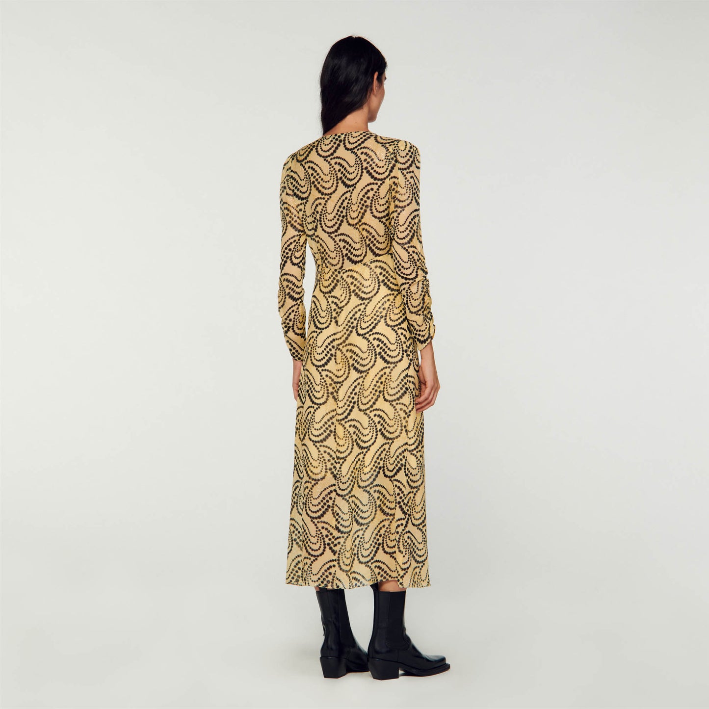 Vestido con estampado Paisley