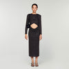 Vestido con rombo