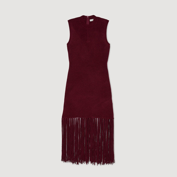 Vestido de punto aterciopelado